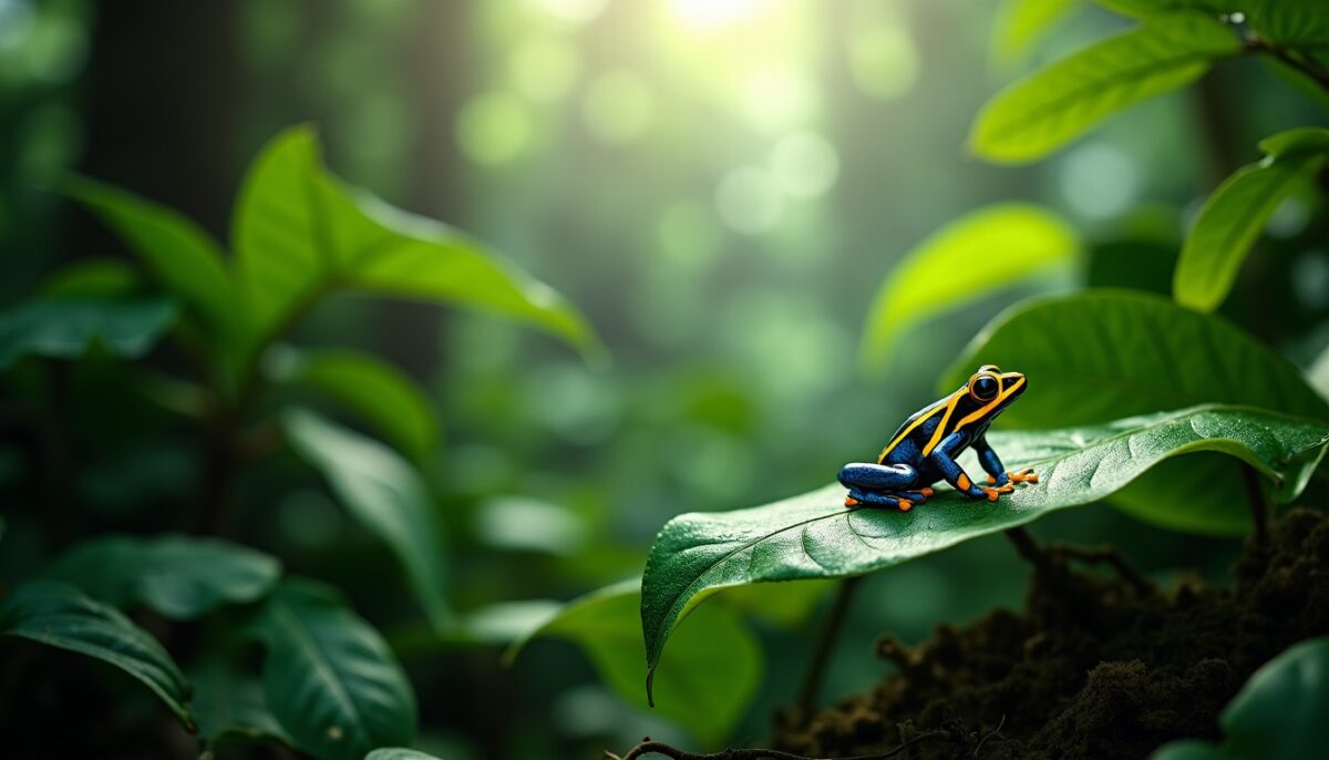 Dendrobate : Découvrez l'univers fascinant de cette petite grenouille aux couleurs éclatantes