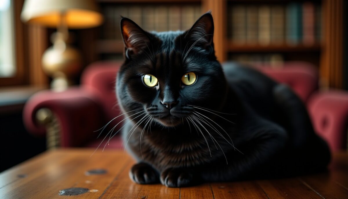 Main coon noir : guide complet sur ce chat au pelage mystérieux et élégant