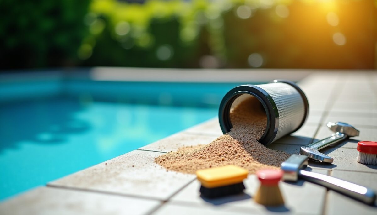 Sable dans le filtre de piscine : comprendre les causes, prévenir les impacts et découvrir les solutions efficaces