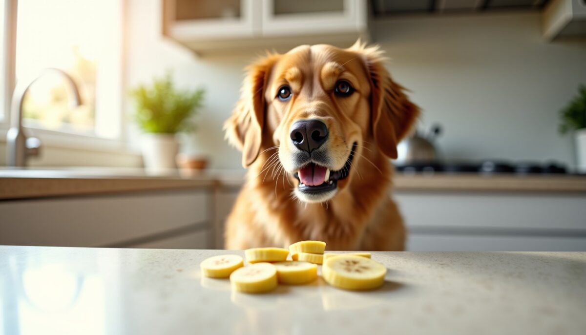 Chien et banane : peut-il en profiter sans risque et quelle quantité lui offrir ?