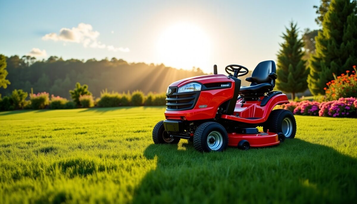 Tondeuse tracteur : Comment choisir le modèle idéal en fonction de la taille et du type de votre terrain ?